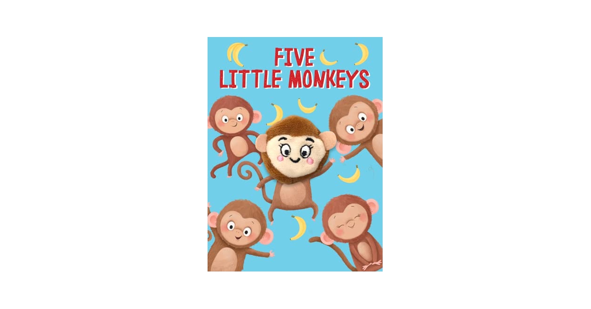 Amazon.com: Five Little Monkeys - Children's Finger Puppet
